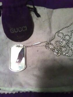 Gucci Dog tags