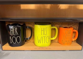 Rae Dunn Halloween Mug Set of 3 🎃✨🧙‍♀️