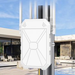 AX1800 Outdoor WiFi 6 Extender, High Power Outdoor WiFi Extender Signal Booster, Long Range Outdoor WiFi Access Point, IP67 Weatherproof, with PoE, fo