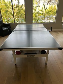 Prince Ping Pong Table with Net and Paddles