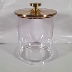 Large Round Plastic Storage Canister Jar With Lid