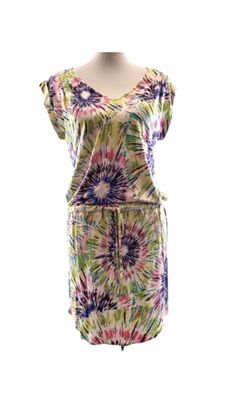Tori Richard Alyssa Drop Waist Sunburst Dress SM