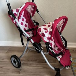 Double Baby Doll Stroller 