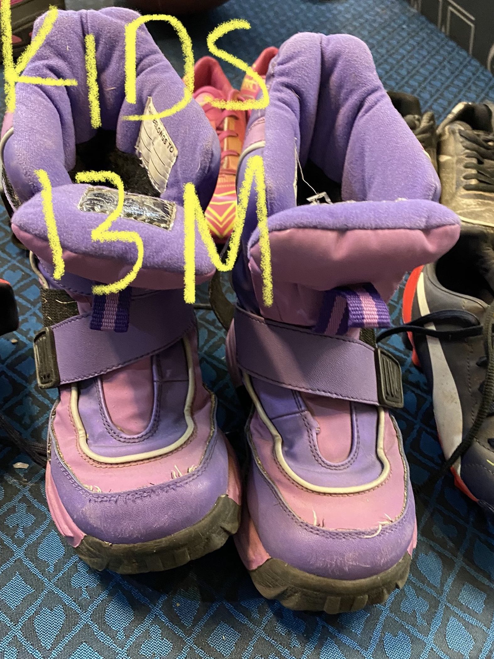 Kids Snow Shoes Boots Size Kids 13M