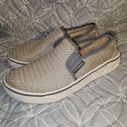 Columbia Beige Woven Slip On Deck Shoes Slides