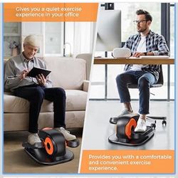 GUGTTR Under Desk Elliptical Machine, Ellipse Leg Exerciser