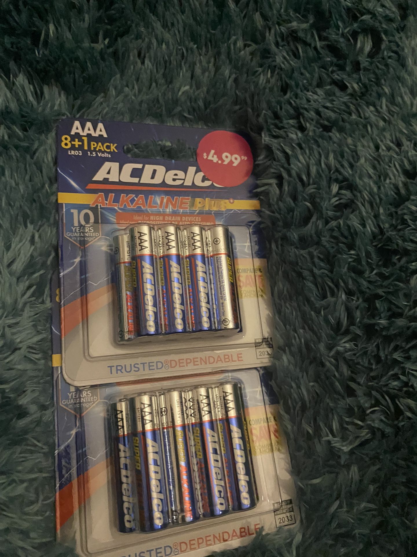 AAA  Batteries