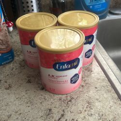 3 Cans Of Enfamil, AR baby formula
