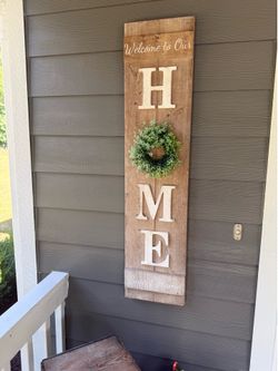 Large entry way sign