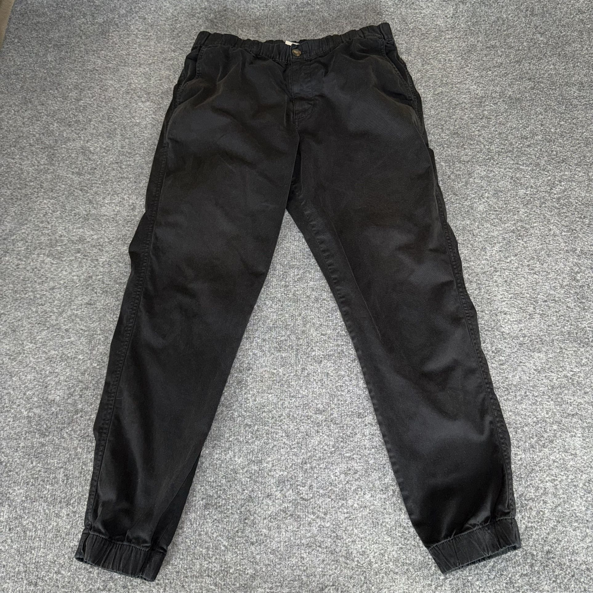 Bearbottom Jogger Pants Mens Large 30x28 Black Casual Athletic Comfort Everyday