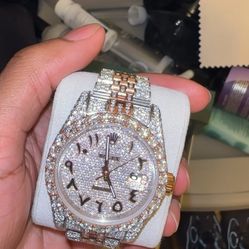 Rolex Datejust iced out