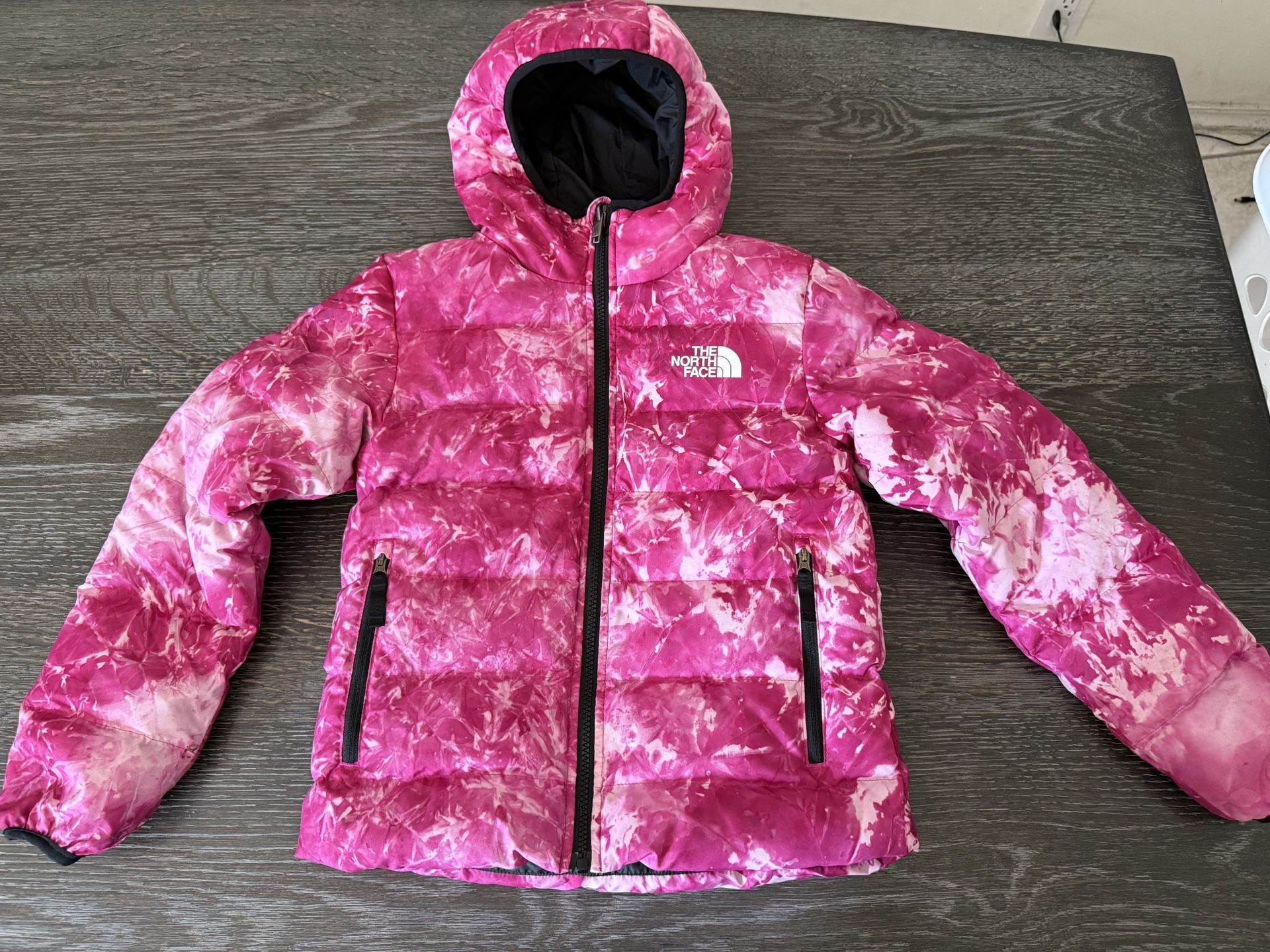 The North Face Girls Reversible Winter Jacket Size Medium 