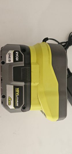 Ryobi 4 Amp battery with charger included