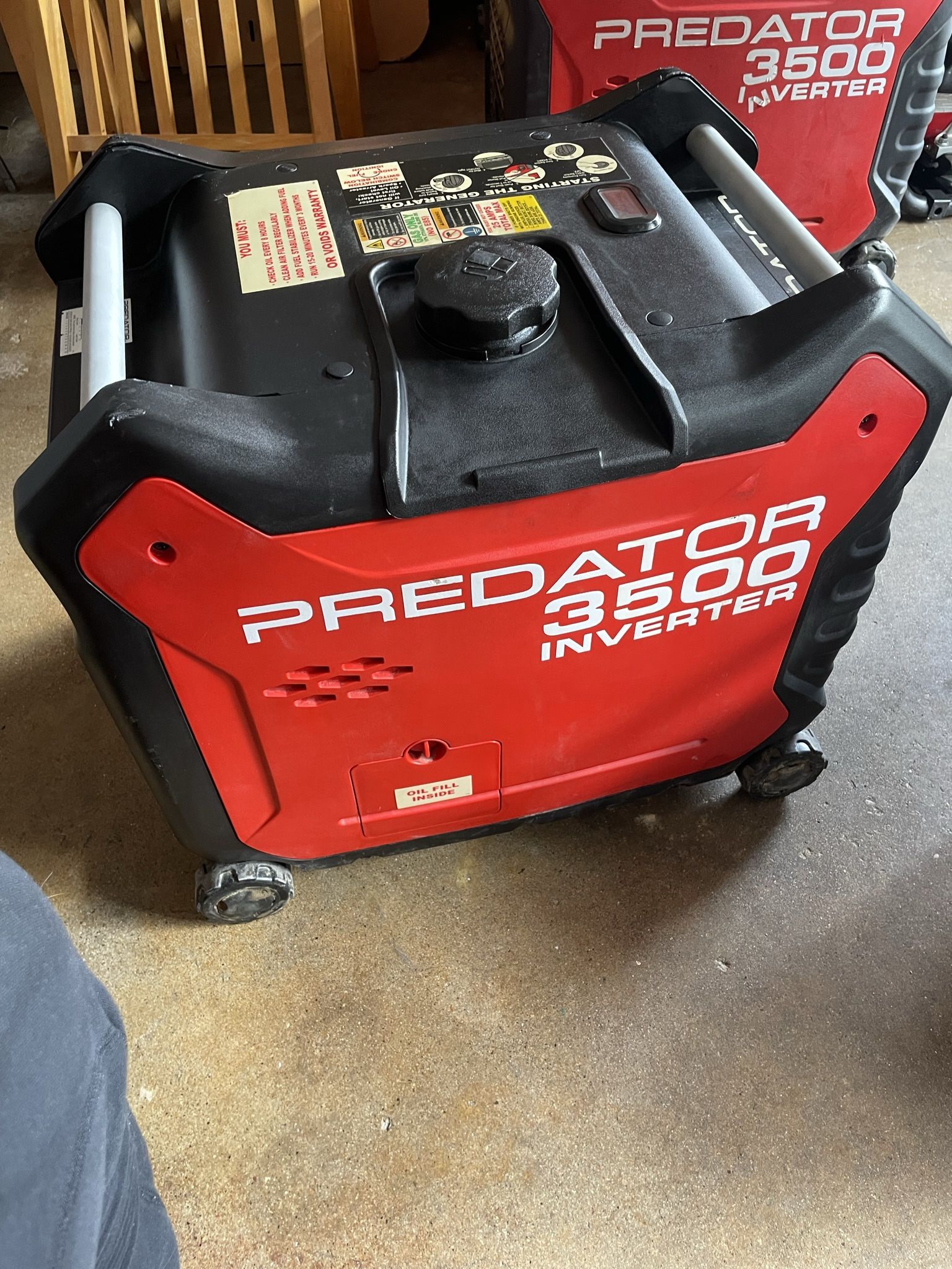 Generador Predator 3500 Watts Inverter