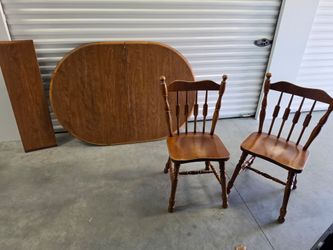 Table and chairs