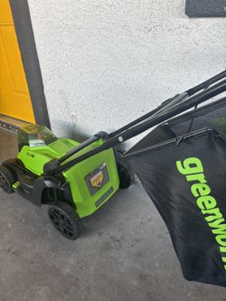 Greenworks 48v (24v x 2) 17" push cordless lawn mower