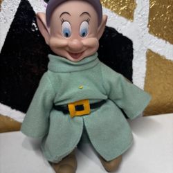Older Disney Dwarf Figurine  -  DOPEY  -  Made in Philippines for Applause