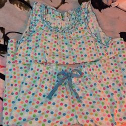 Multicolored Ruffle Polkadot PJ’s