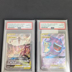 Japanese Pokemon PSA 10 slabs