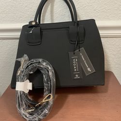 New! Black Vegan leather purse