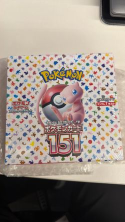 Pokemon Scarlet & Violet Japanese Pokemon Card 151 sv 2a Booster Box NEW