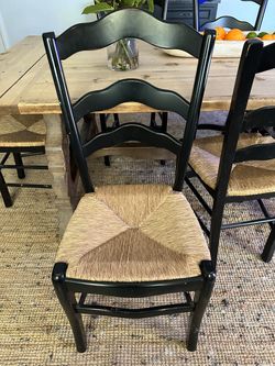 6 farmhouse dining chairs