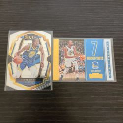 Kevin Durant Warriors NBA basketball cards 