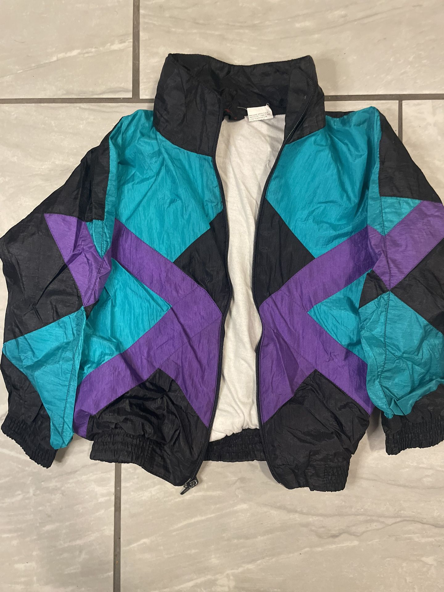 Vintage Windbreaker Jacket Retro 90s Coat kids size 5