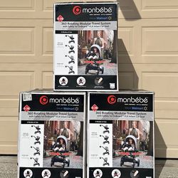 New! Monbebe Car Seat & Stroller Travel Systrm
