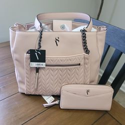 Brand NEW Vera Wang Tote Bag With Matching Wallet 