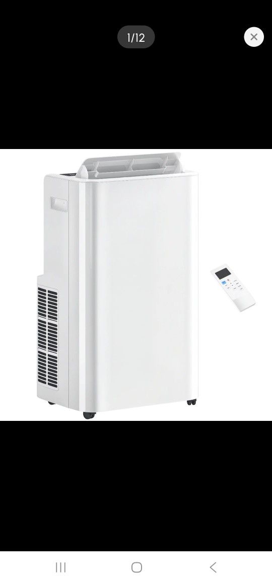 HOMCOM 12,000 BTU Air Conditioner  with Dehumidifier 