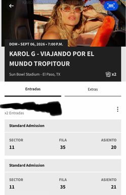 Karol G tickets