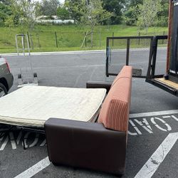 This Is A Couch With A Fold Up Bed …  