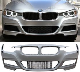 12-18 BMW F30 3 Series Sedan Front Bumper Cover Conversion