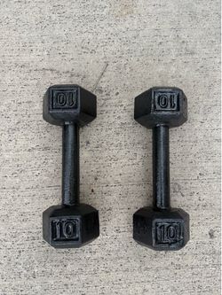 10lbs dumbbells 💪