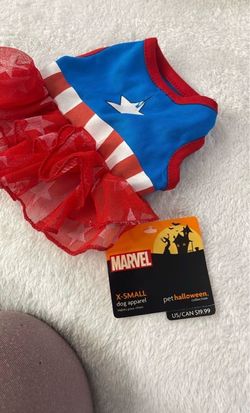 X- small NEW Marvel WW Wonder Woman dog/puppy Costume