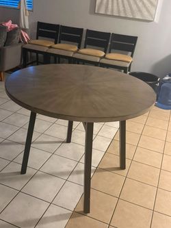 Table and chairs