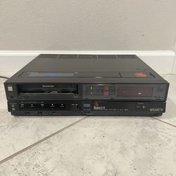 Sony Super BETAMAX SL-HF300 VCR W\Remote Tested and Working