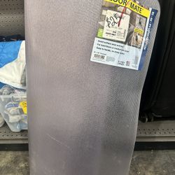 Floor+Mate Chair Mat, Hard Floor and Medium Pile Carpet, No Lip, 36" x 48", Clear