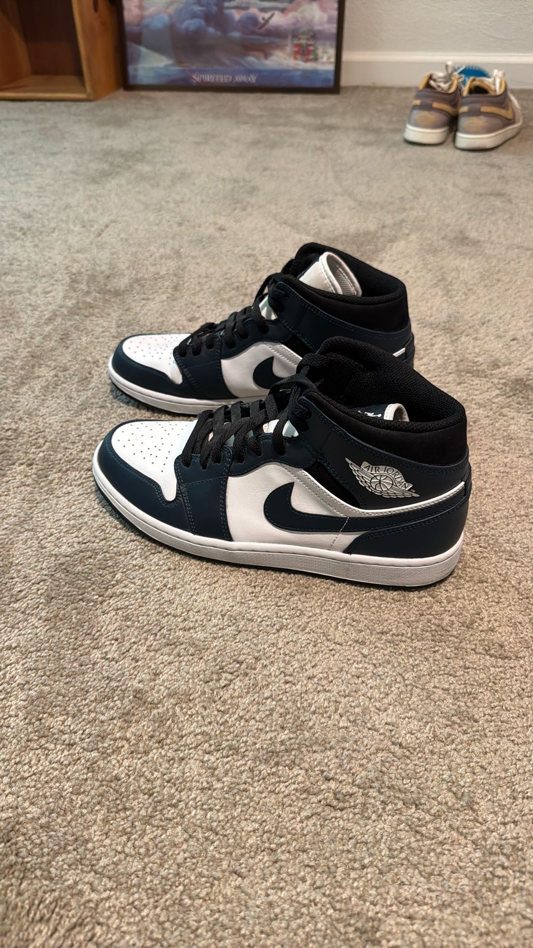 Blue Jordan 1 Mid Men’s Size 10.5