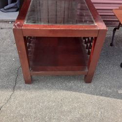 Glass End table 