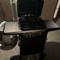 Megamaster 2-Burner Propane Gas Grill in Black