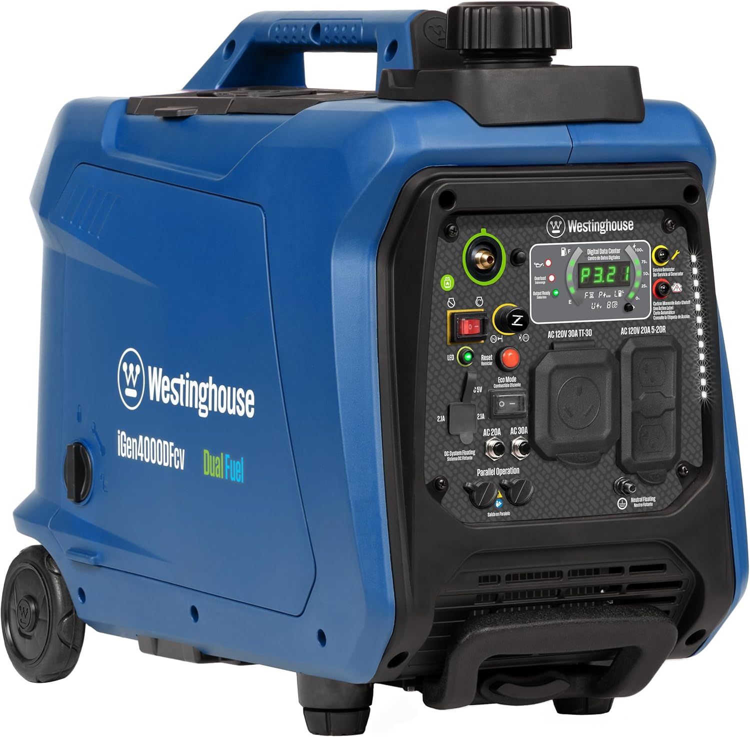 Westinghouse 4000 Peak Watt Super Quiet Dual Fuel Portable Inverter Generator