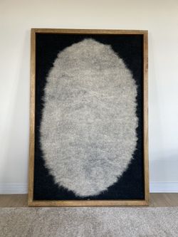 Framed Felt Textile Wall Art