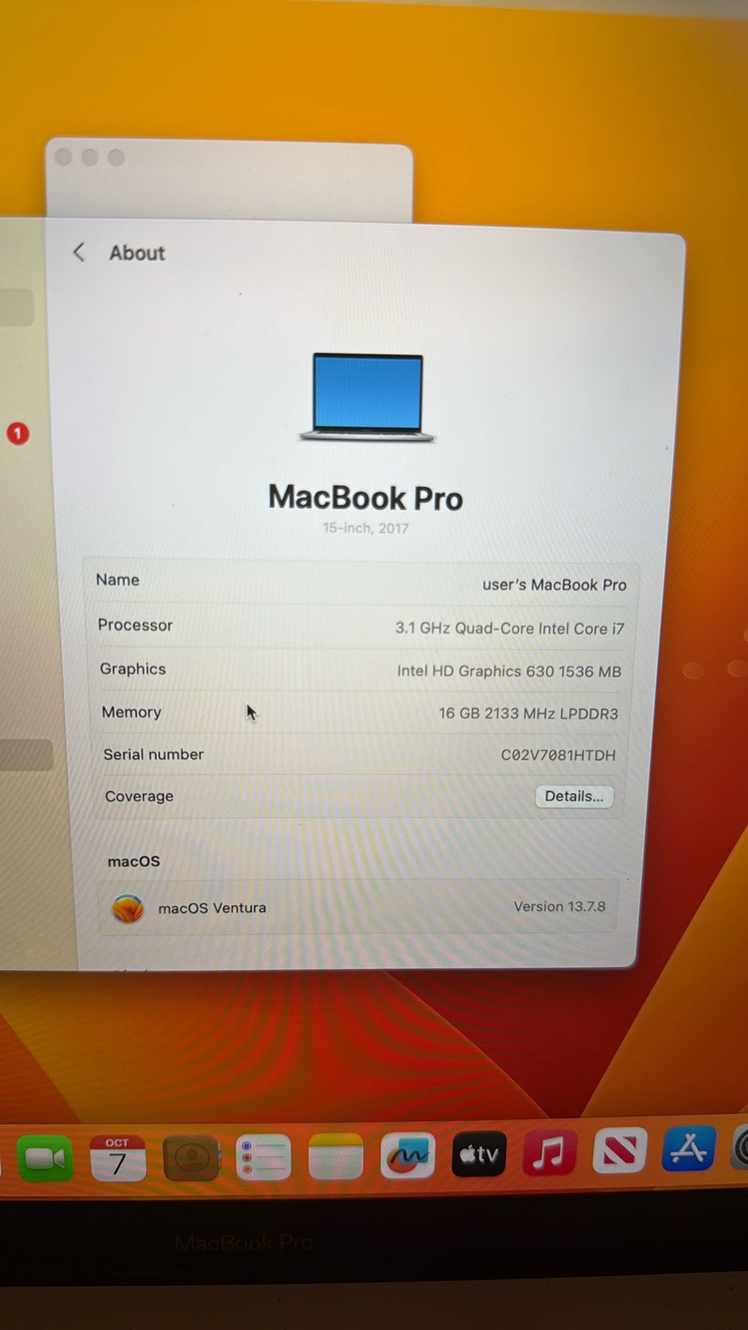 2017 MacBook Pro