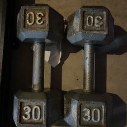 30lbs Dumbbells $50 For Both 