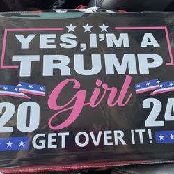 Trump Girl Metal Sign 