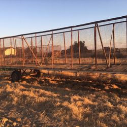 30’ Cotton Trailer / Chicken Run Coop Pen Project