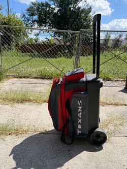 Bowling bag with two bowling balls