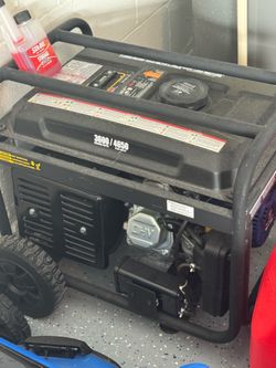 Gas Generator, new.. started up once just to see it power up